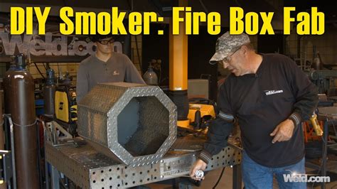 how to build a steel fire box|Firebox for a Smoker Complete Build (no talking) .